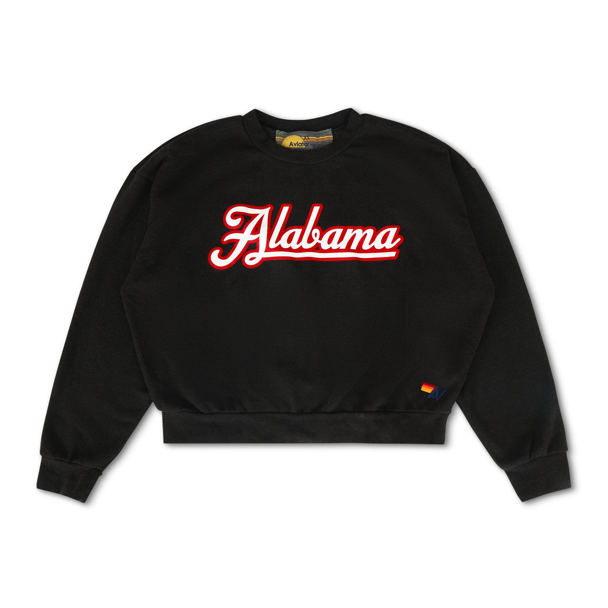 Classic UNIVERSITY OF ALABAMA RELAXED CREW SWEATSHIRT - BLACK