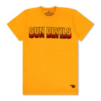 Classic ASU SUN DEVILS CREW TEE SHIRT - GOLD