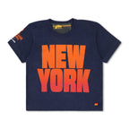 Classic NEW YORK WINE & FOOD 2025 BOYFRIEND TEE - NAVY
