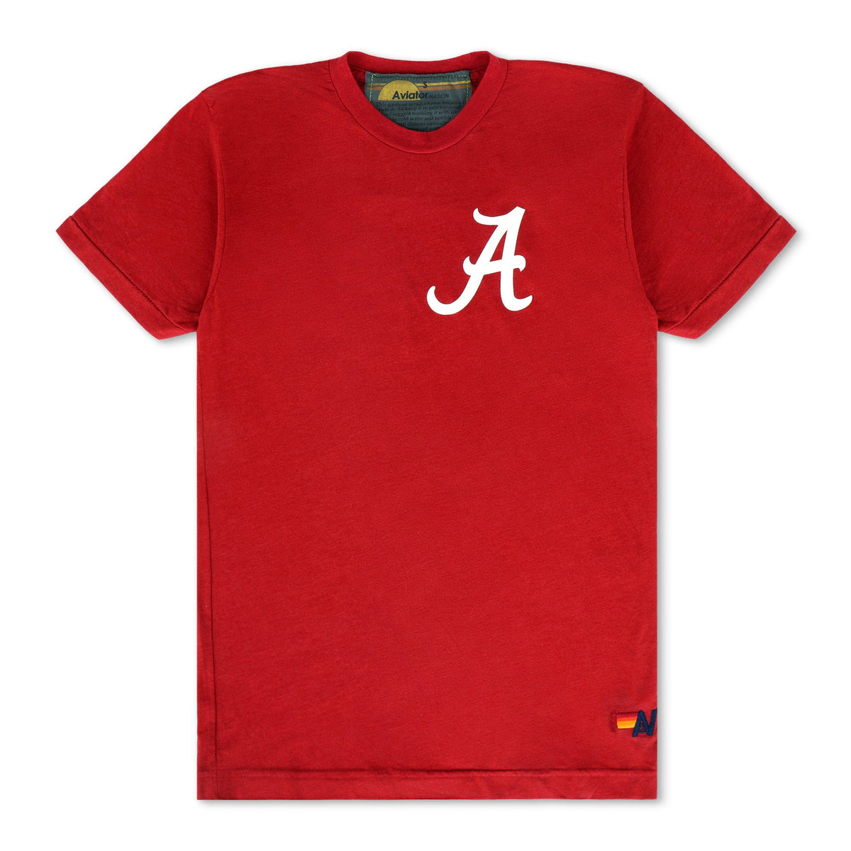 Classic UNIVERSITY OF ALABAMA BOLT CREW TEE SHIRT - CRIMSON