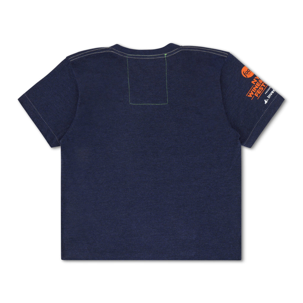 Classic NEW YORK WINE & FOOD 2025 BOYFRIEND TEE - NAVY