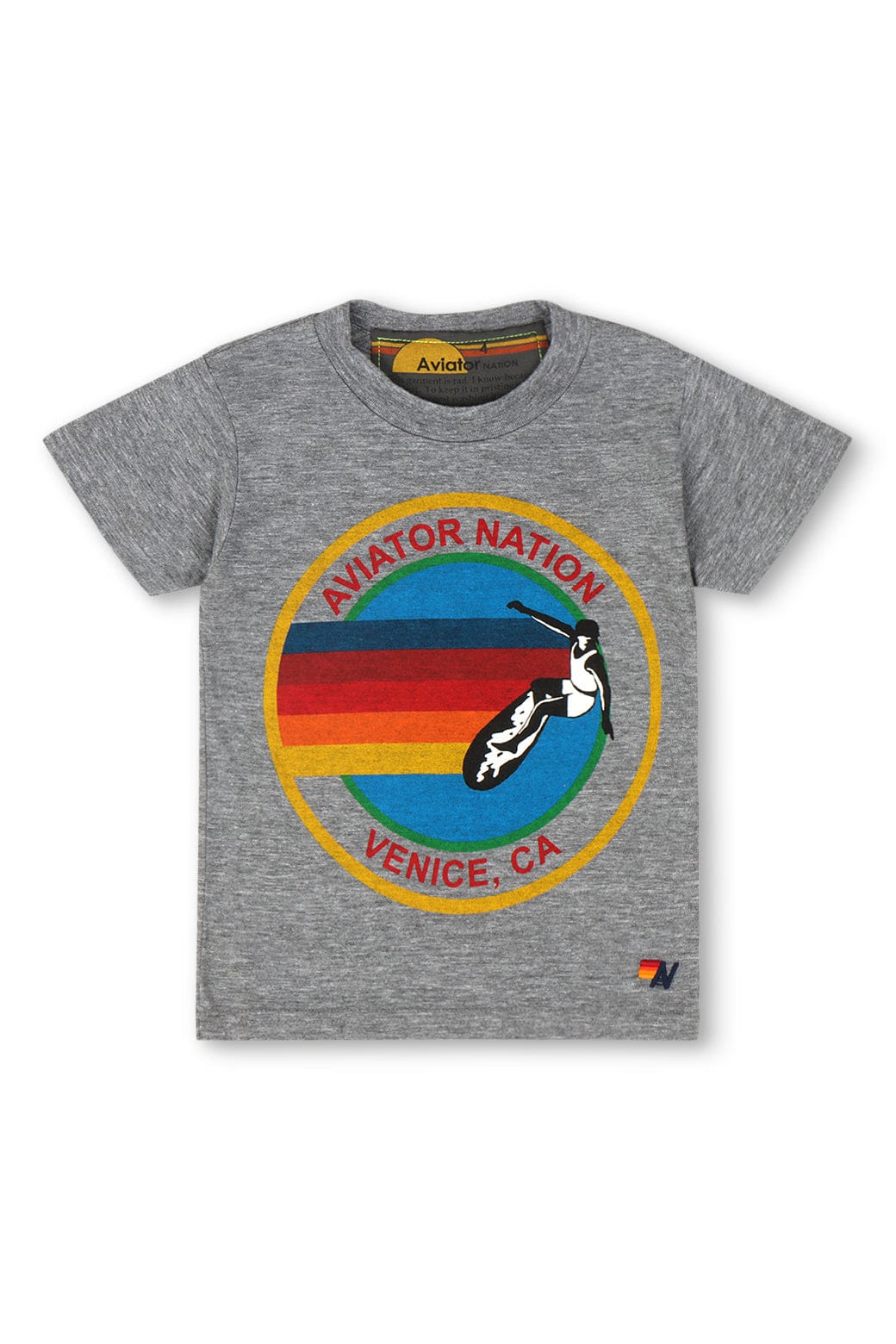 Classic KIDS AVIATOR NATION VENICE TEE - HEATHER GREY