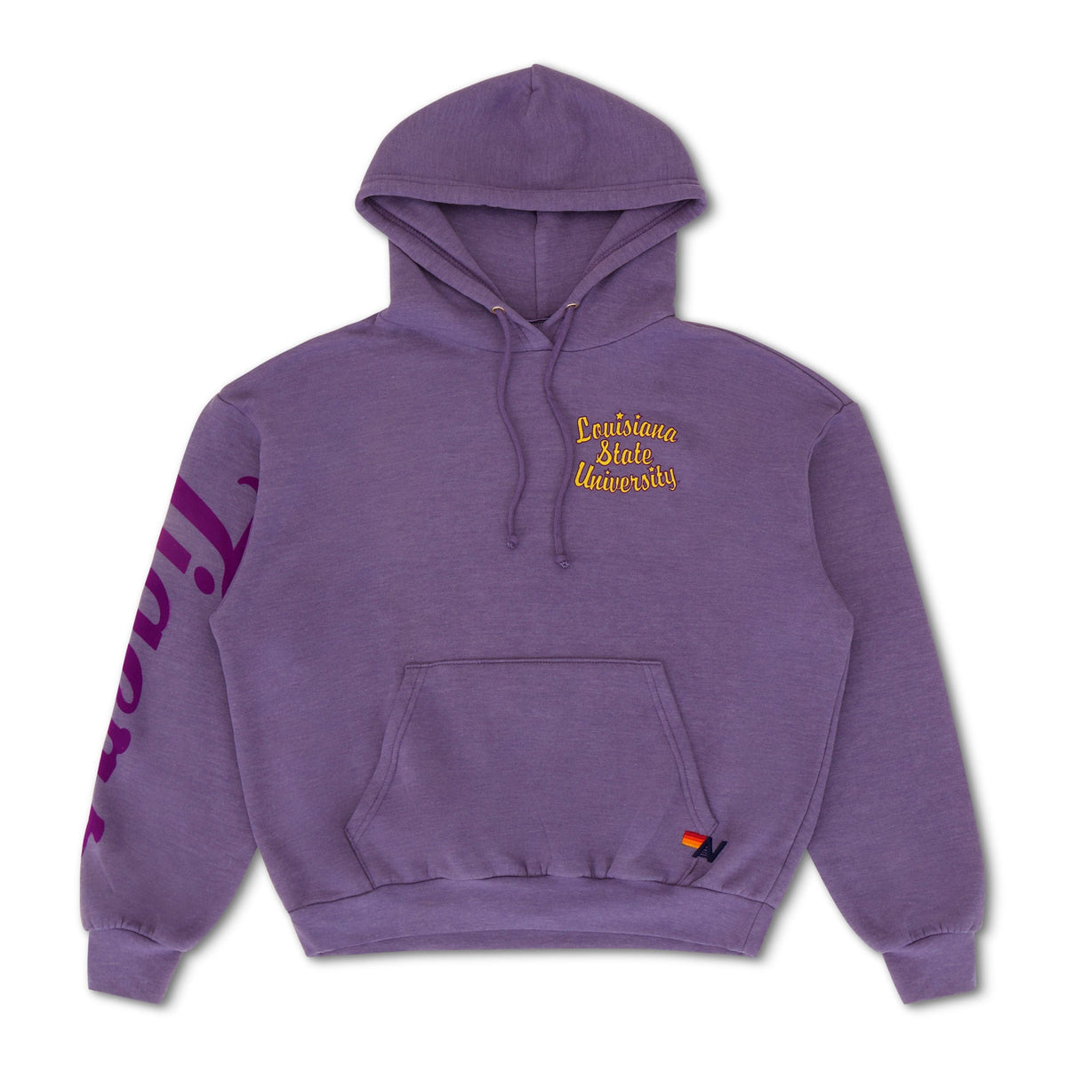 Classic LSU TIGER RELAXED PULLOVER HOODIE - GRAPE