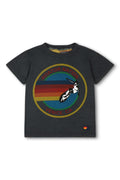 Classic KIDS AVIATOR NATION VENICE TEE - CHARCOAL
