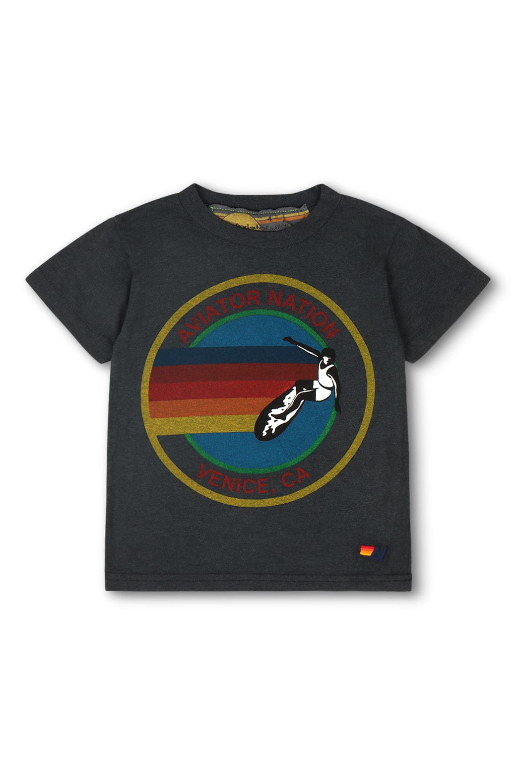 Classic KIDS AVIATOR NATION VENICE TEE - CHARCOAL