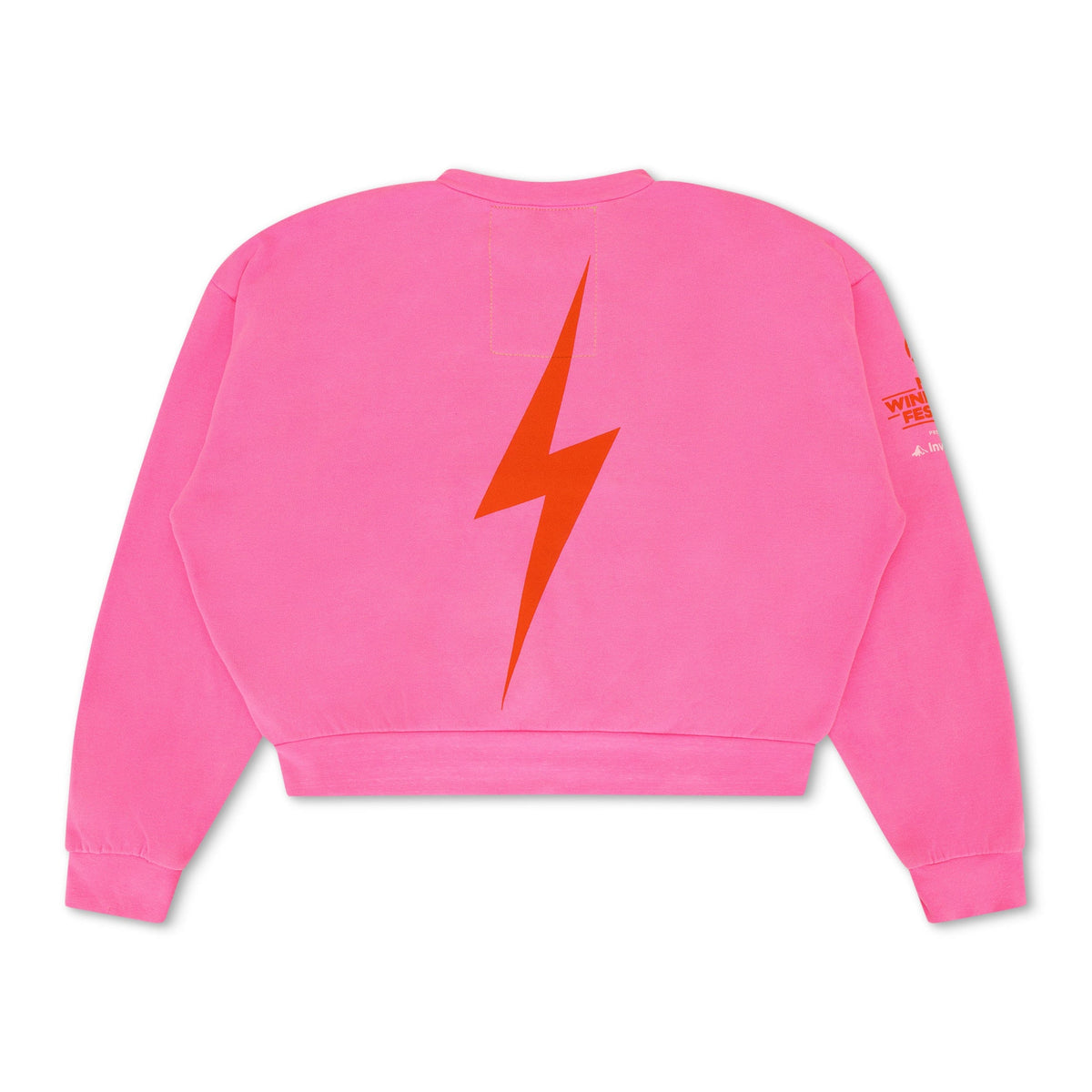 Classic NEW YORK WINE & FOOD 2025 CREW SWEATSHIRT RELAXED - NEON PINK