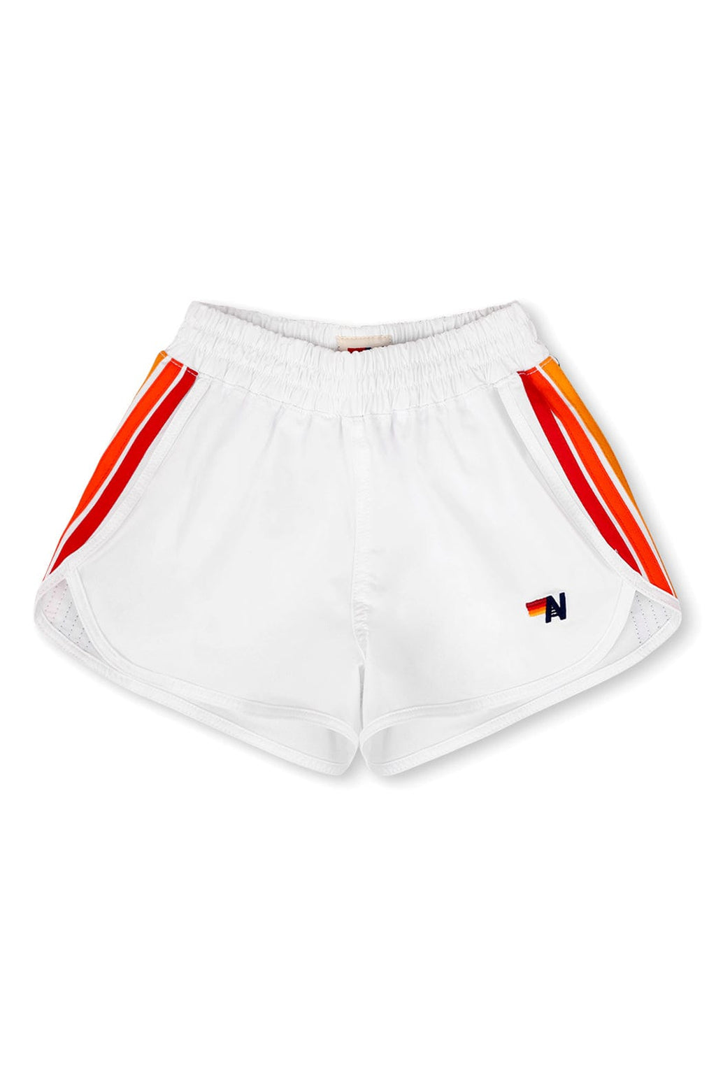 Classic 5 STRIPE KIDS FLEX JOGGER SHORT - WHITE