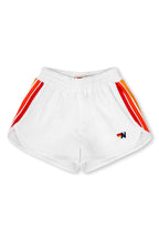 Classic 5 STRIPE KIDS FLEX JOGGER SHORT - WHITE