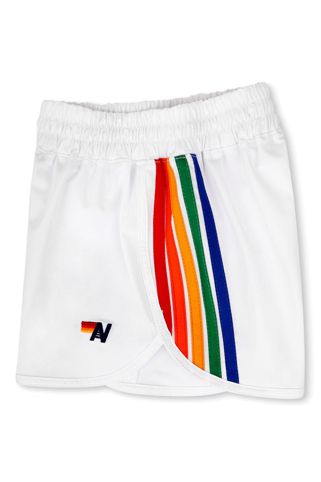 Classic 5 STRIPE KIDS FLEX JOGGER SHORT - WHITE