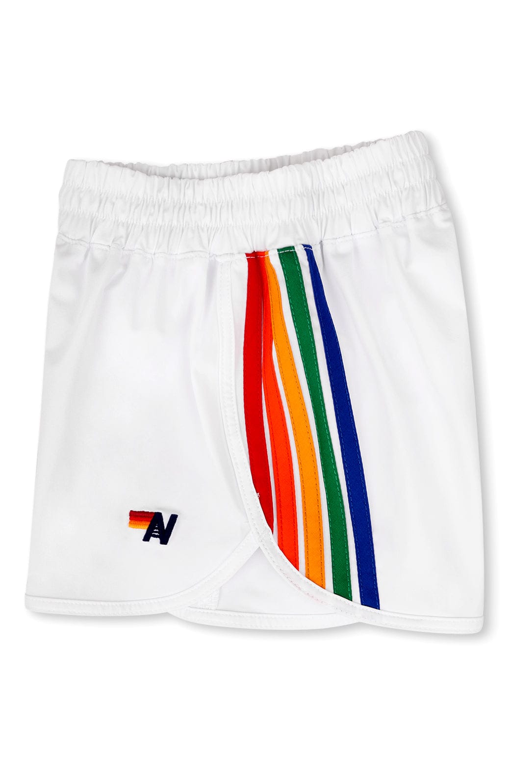 Classic 5 STRIPE KIDS FLEX JOGGER SHORT - WHITE