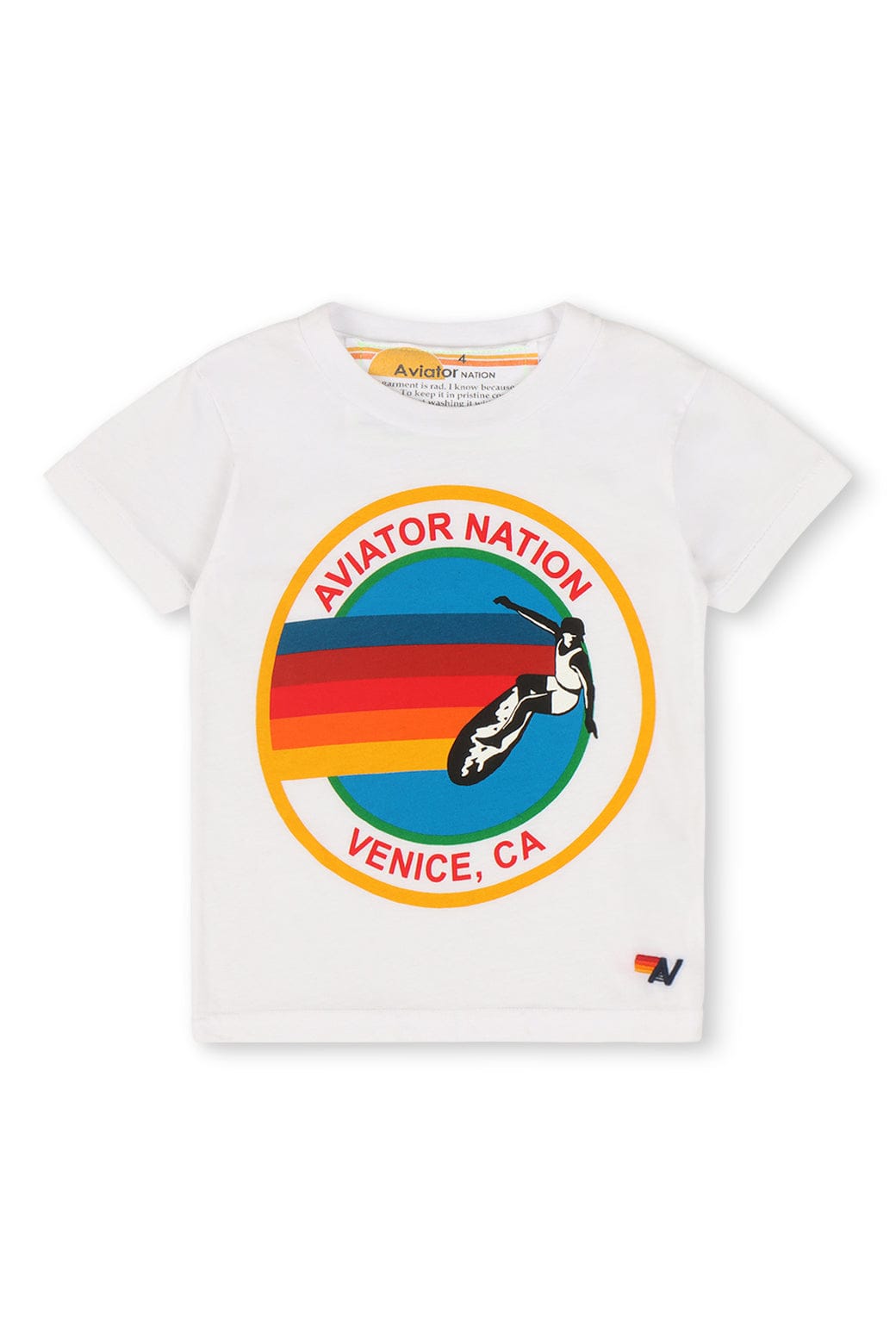 Classic KIDS AVIATOR NATION VENICE TEE - WHITE