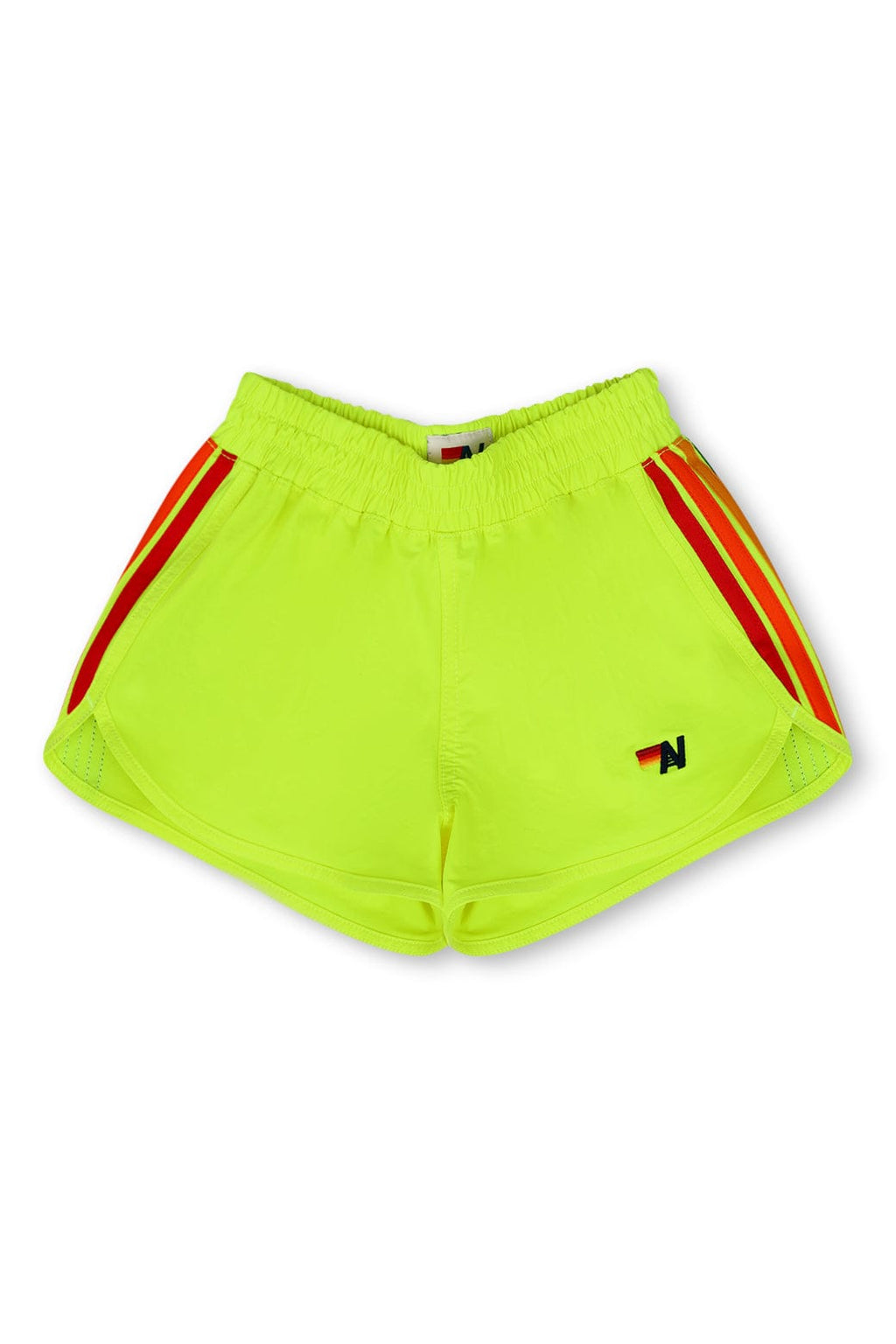 Classic KIDS 5 STRIPE FLEX JOGGER SHORT - NEON YELLOW