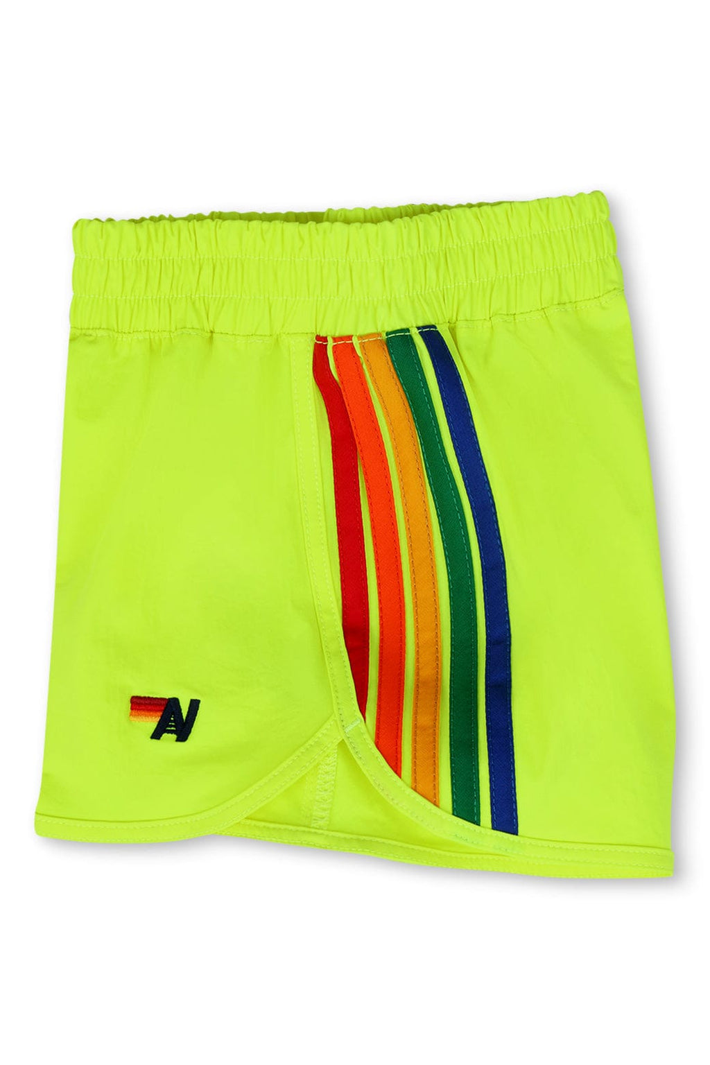 Classic KIDS 5 STRIPE FLEX JOGGER SHORT - NEON YELLOW