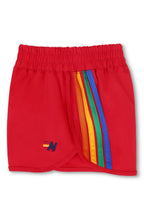 Classic 5 STRIPE KIDS FLEX JOGGER SHORT - RED