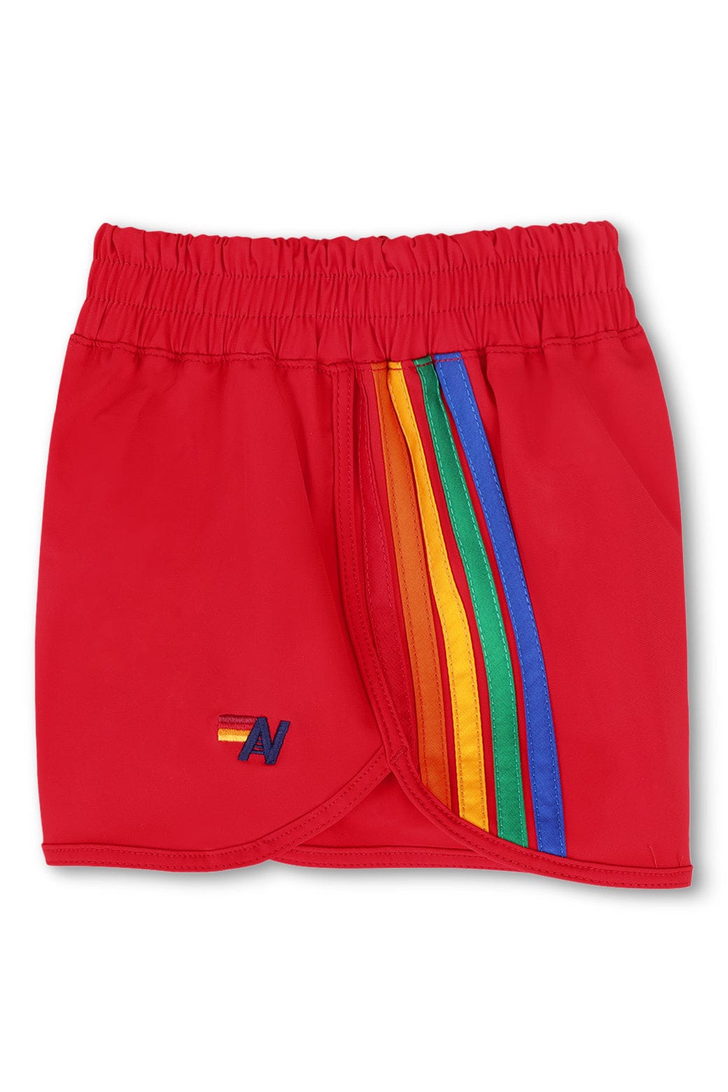 Classic 5 STRIPE KIDS FLEX JOGGER SHORT - RED