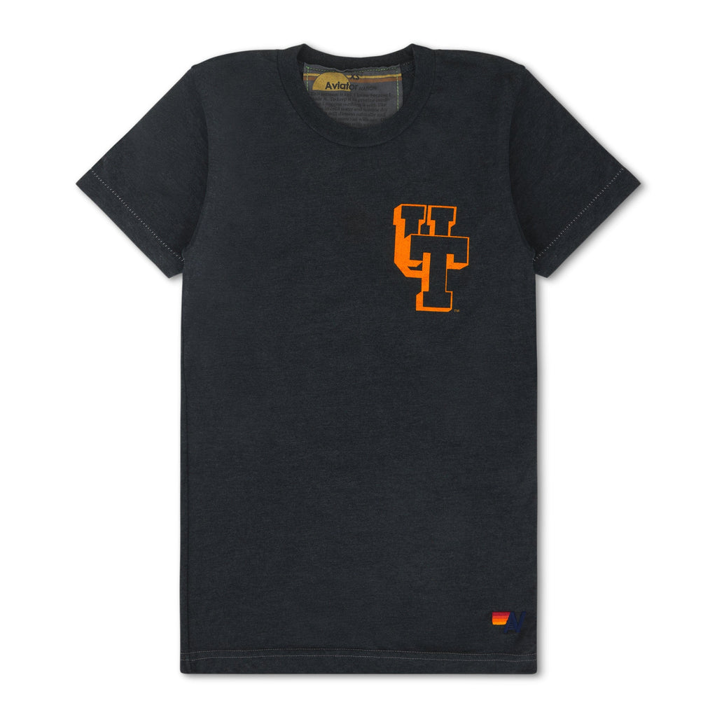 Classic UNIVERSITY OF TENNESSEE BOLT CREW TEE SHIRT - CHARCOAL
