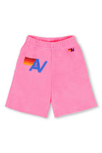Classic LOGO KIDS SWEATSHORTS - NEON PINK