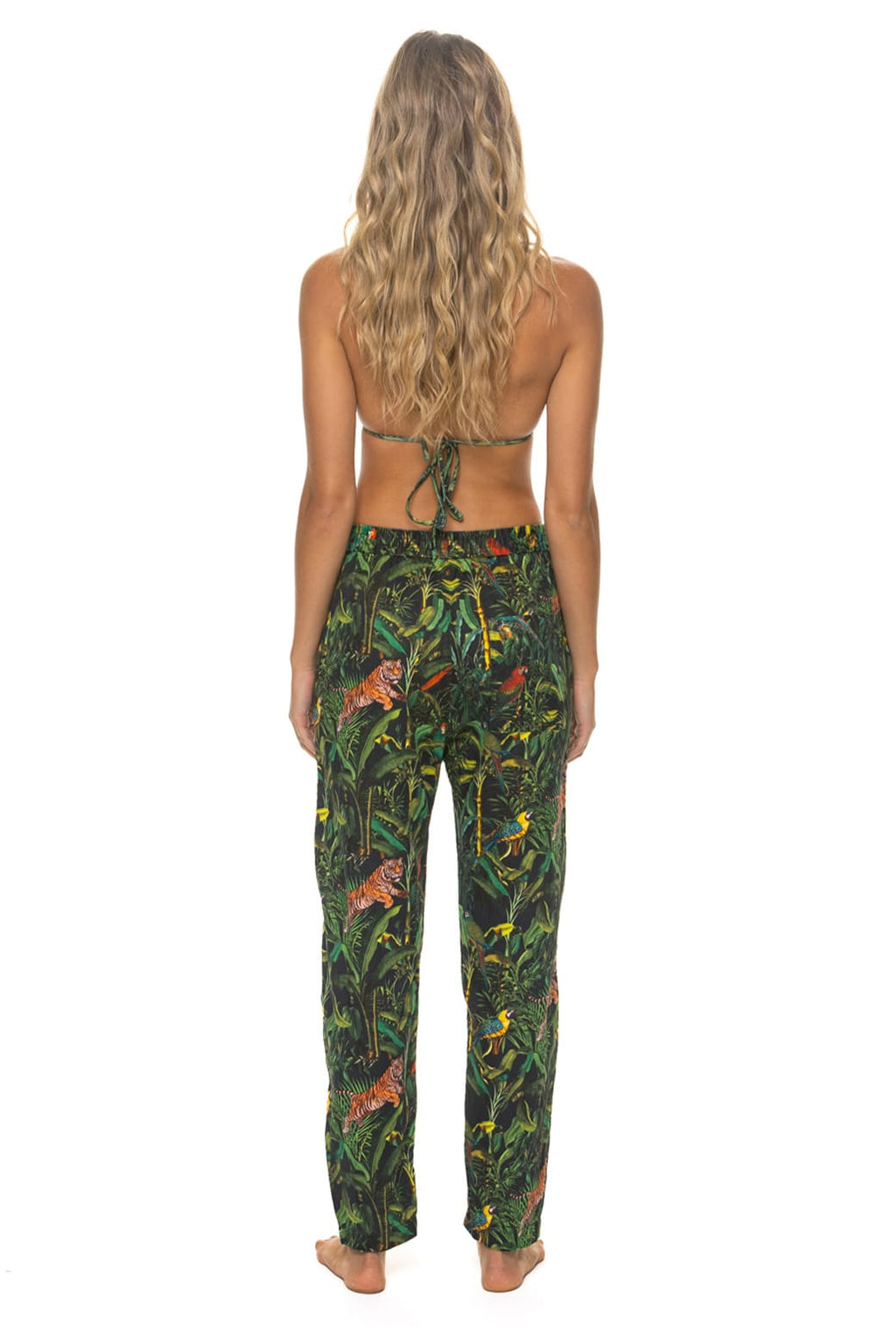 Classic UNISEX COTTON LUXE POPLIN RELAXED PANT - VINTAGE BLACK JUNGLE
