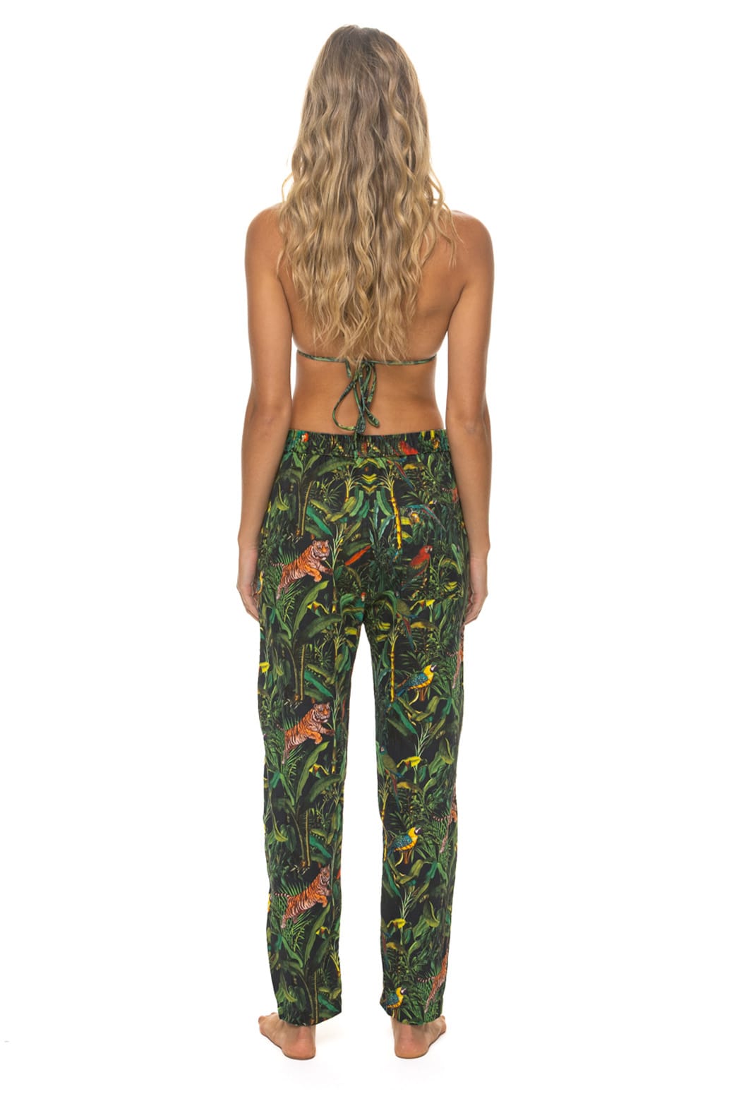 Classic UNISEX COTTON LUXE POPLIN RELAXED PANT - VINTAGE BLACK JUNGLE