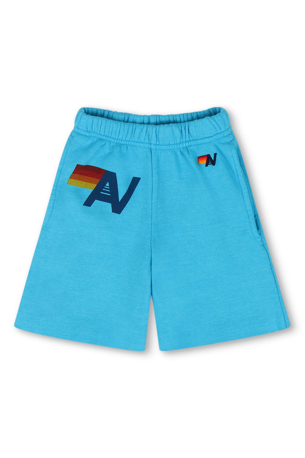 Classic LOGO KIDS SWEATSHORTS - NEON BLUE