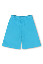 Classic LOGO KIDS SWEATSHORTS - NEON BLUE