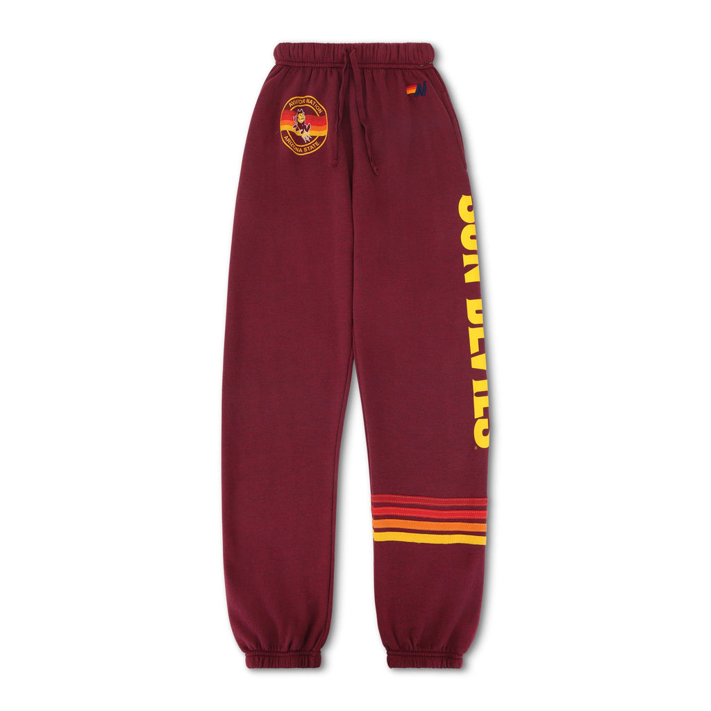 Classic ASU FORK UNISEX POCKET SWEATPANTS - MAROON