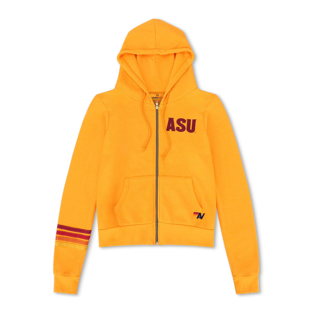 Classic ASU FORK EM DEVILS ZIP HOODIE - GOLD