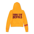 Classic ASU FORK EM DEVILS ZIP HOODIE - GOLD