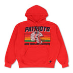 Classic NEW ENGLAND PATRIOTS HELMET RELAXED PULLOVER HOODIE - FLASH RED
