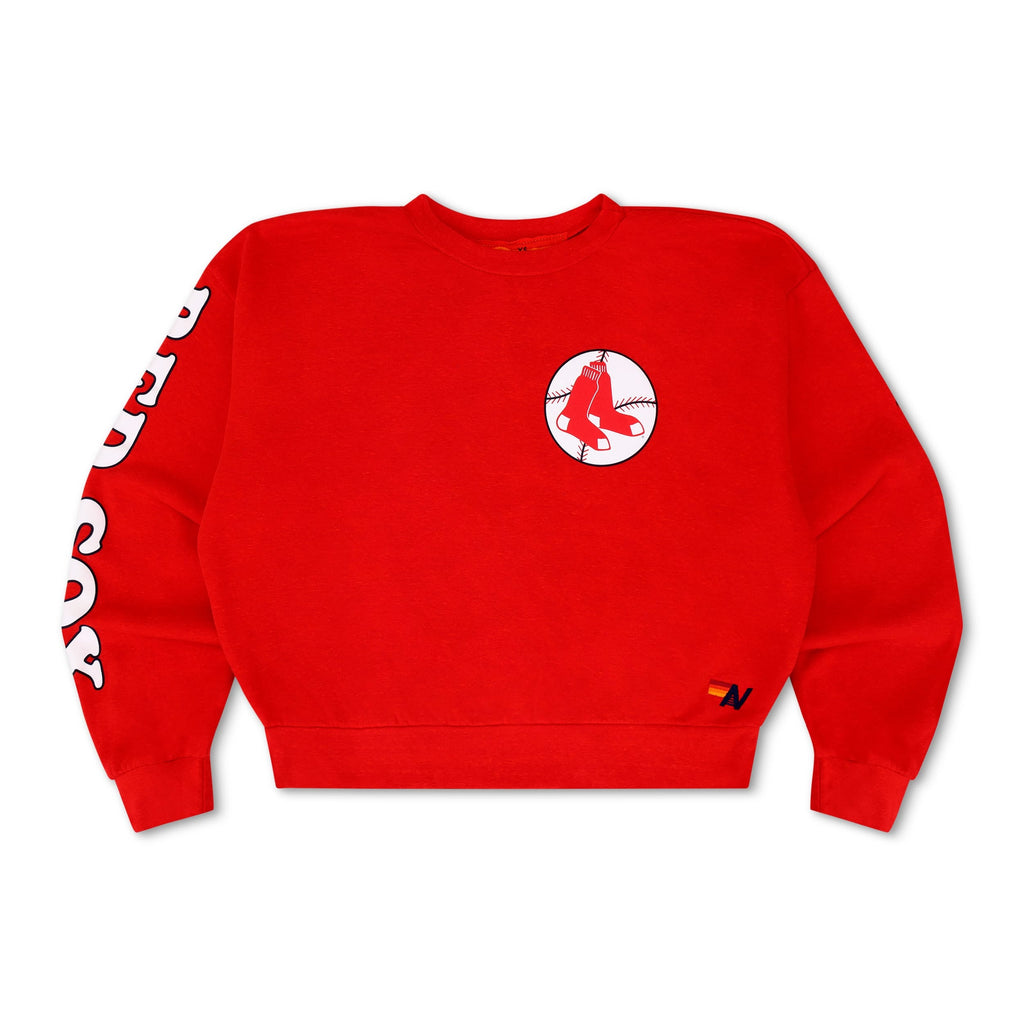 Classic BOSTON RED SOX 2026 RELAXED CREW SWEATSHIRT - RED