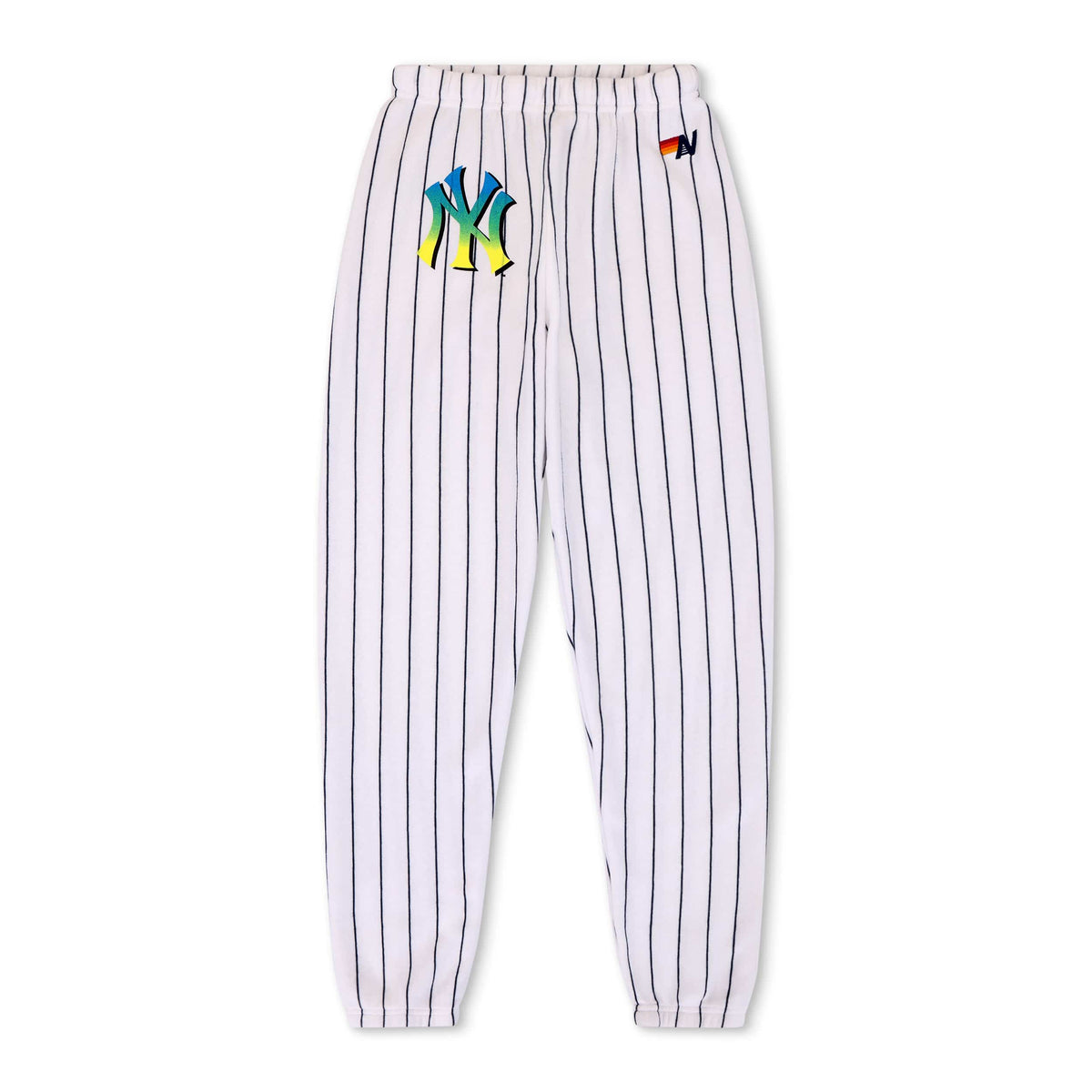 Classic NEW YORK YANKEES PINSTRIPE 2026 SWEATPANTS - WHITE NAVY