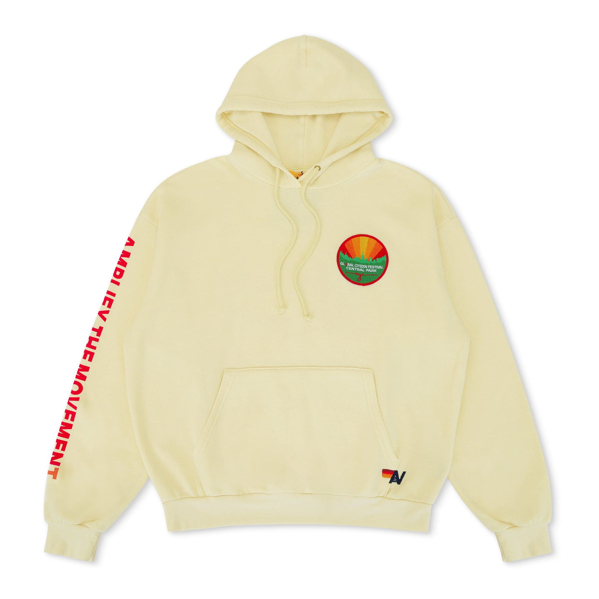 Classic GLOBAL CITIZEN 2025 RELAXED PULLOVER HOODIE - VINTAGE WHITE