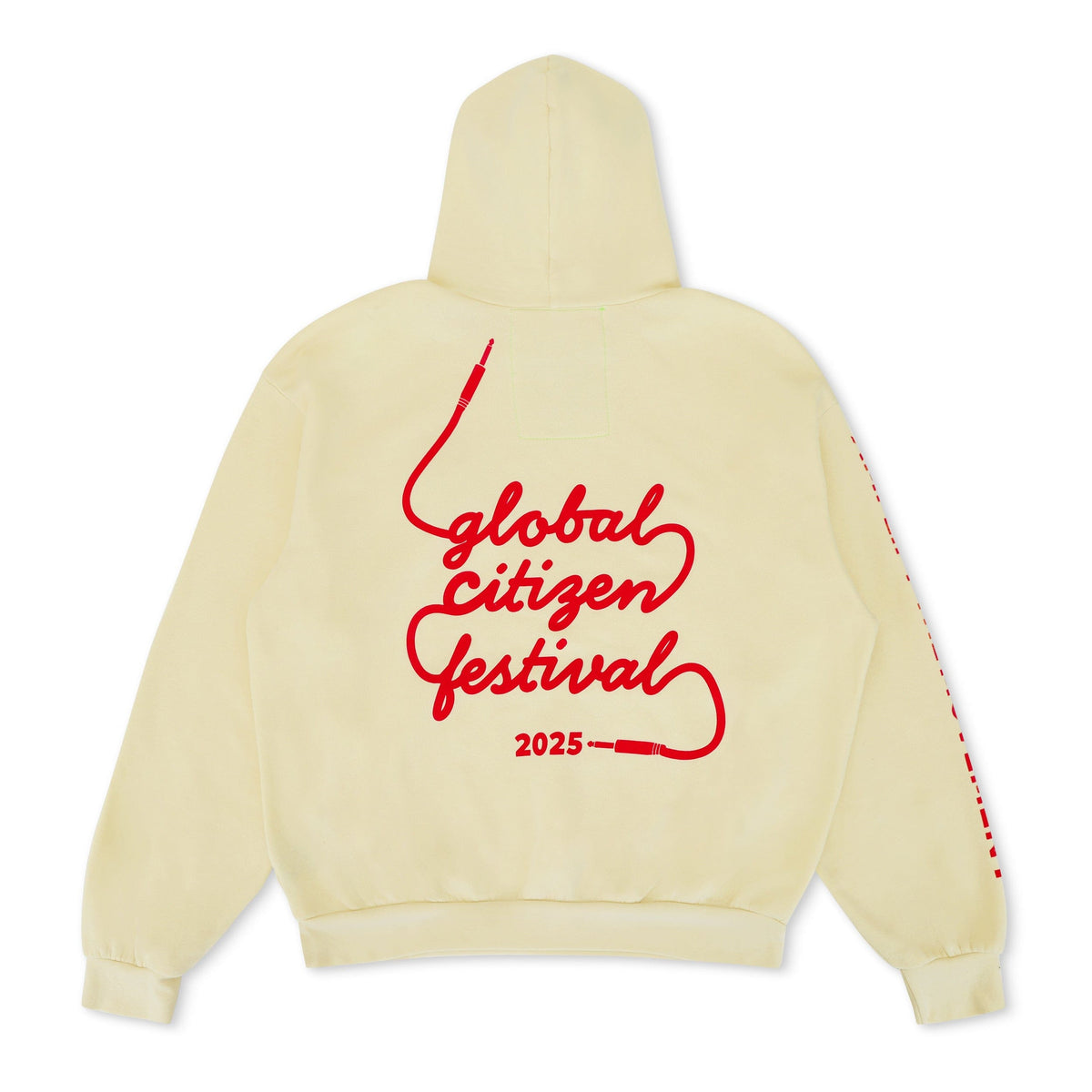 Classic GLOBAL CITIZEN 2025 RELAXED PULLOVER HOODIE - VINTAGE WHITE