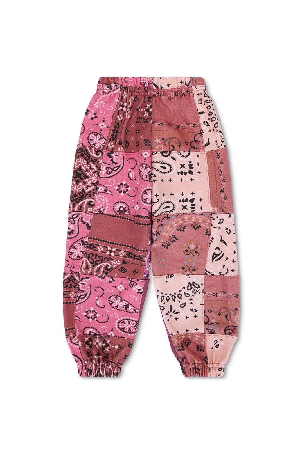 Classic KIDS BANDANA QUILTED SWEATPANTS - PINK