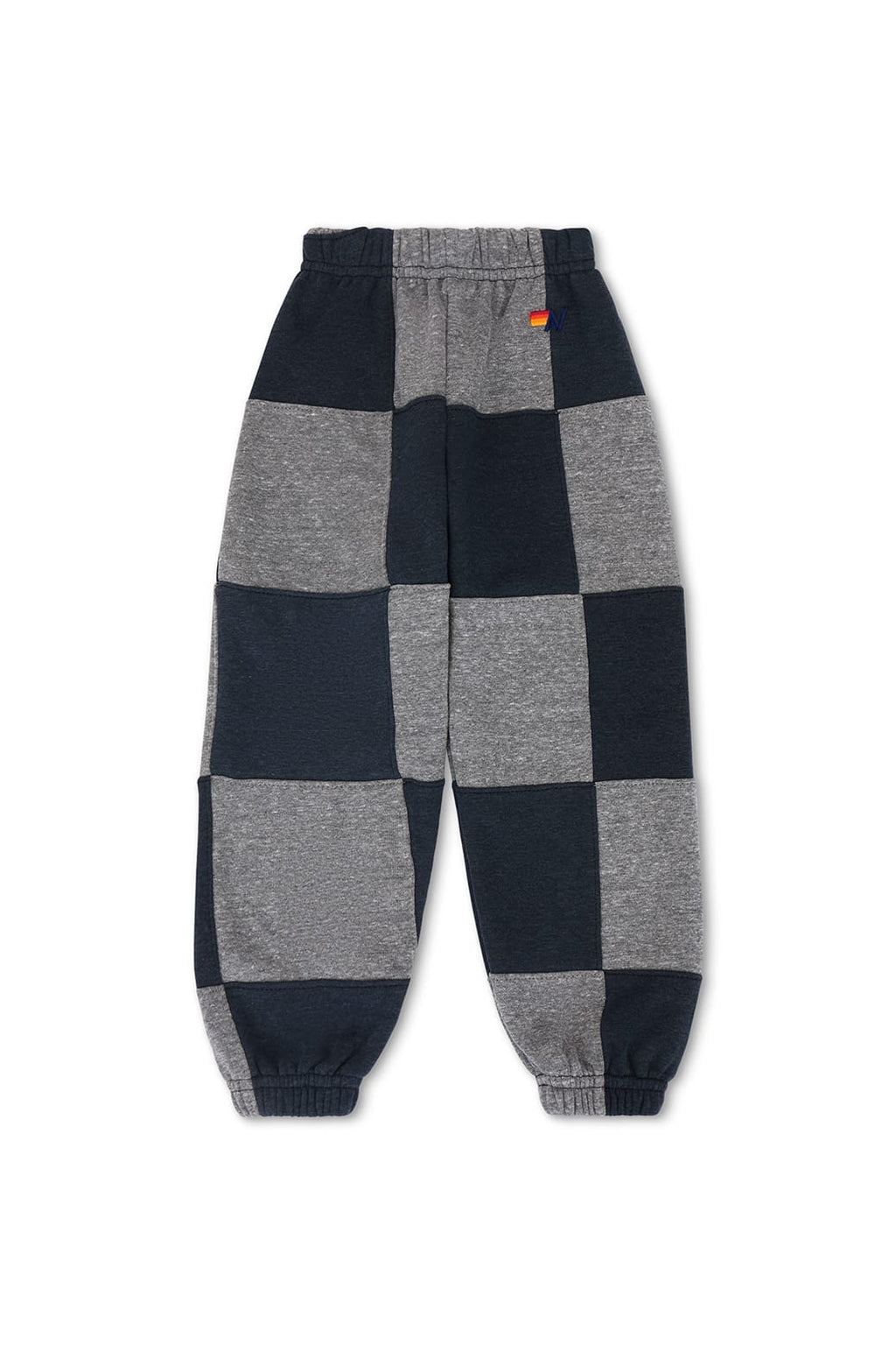 Classic KIDS CHECK QUILTED SWEATPANTS - HEATHER GREYCHARCOAL