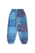 Classic KIDS BANDANA QUILTED SWEATPANTS - BLUE