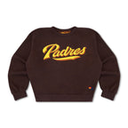 Classic SAN DIEGO PADRES 2026 RELAXED CREW SWEATSHIRT - BROWN