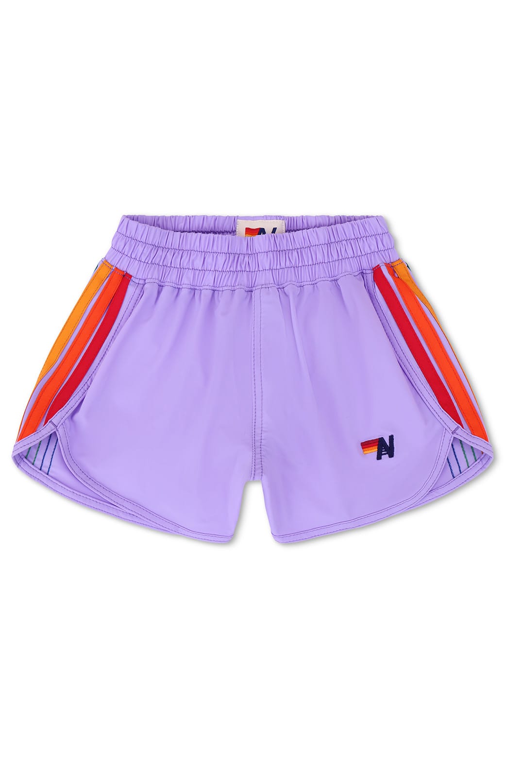 Classic KIDS 5 STRIPE FLEX JOGGER SHORT - PURPLE