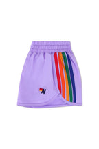 Classic KIDS 5 STRIPE FLEX JOGGER SHORT - PURPLE