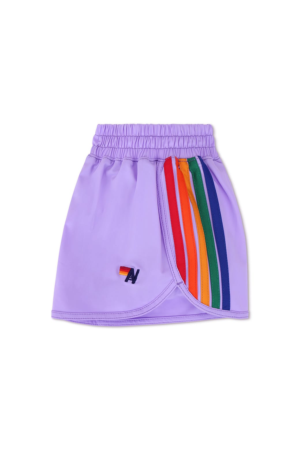 Classic KIDS 5 STRIPE FLEX JOGGER SHORT - PURPLE