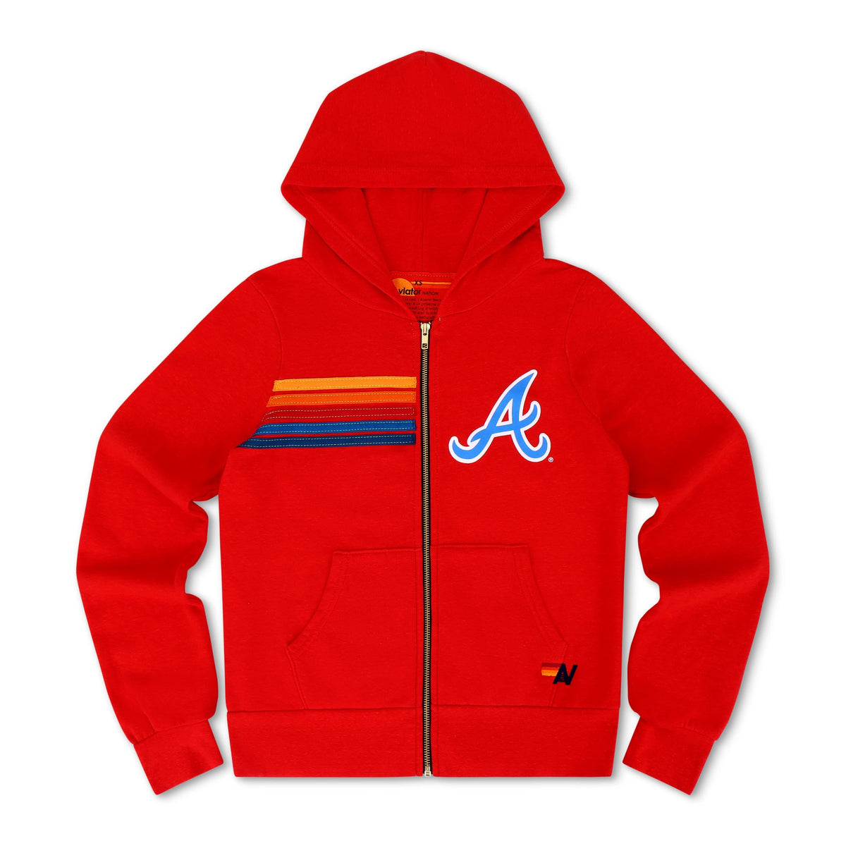 Classic ATLANTA BRAVES 2026 ZIP HOODIE - RED