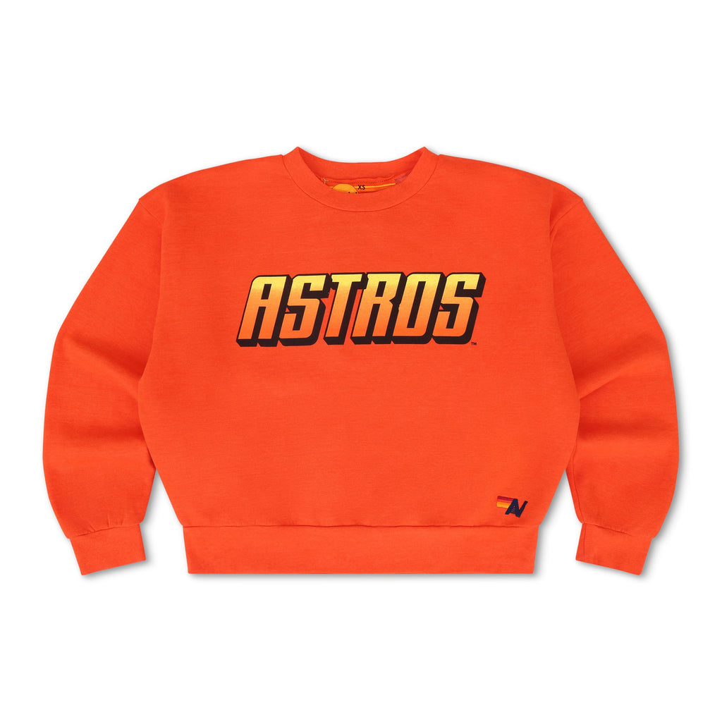 Classic HOUSTON ASTROS 2026 RELAXED CREW SWEATSHIRT - ORANGE
