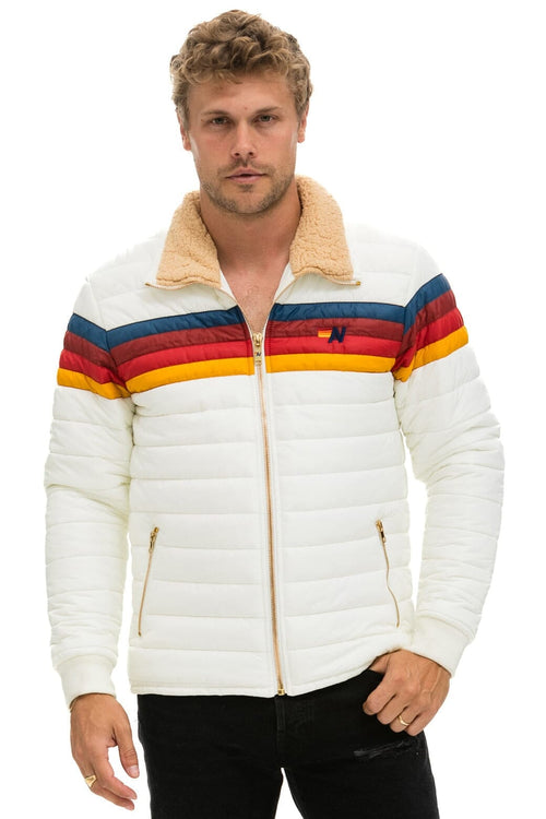 Classic 4 STRIPE JACKET - WHITE