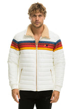 Classic 4 STRIPE JACKET - WHITE