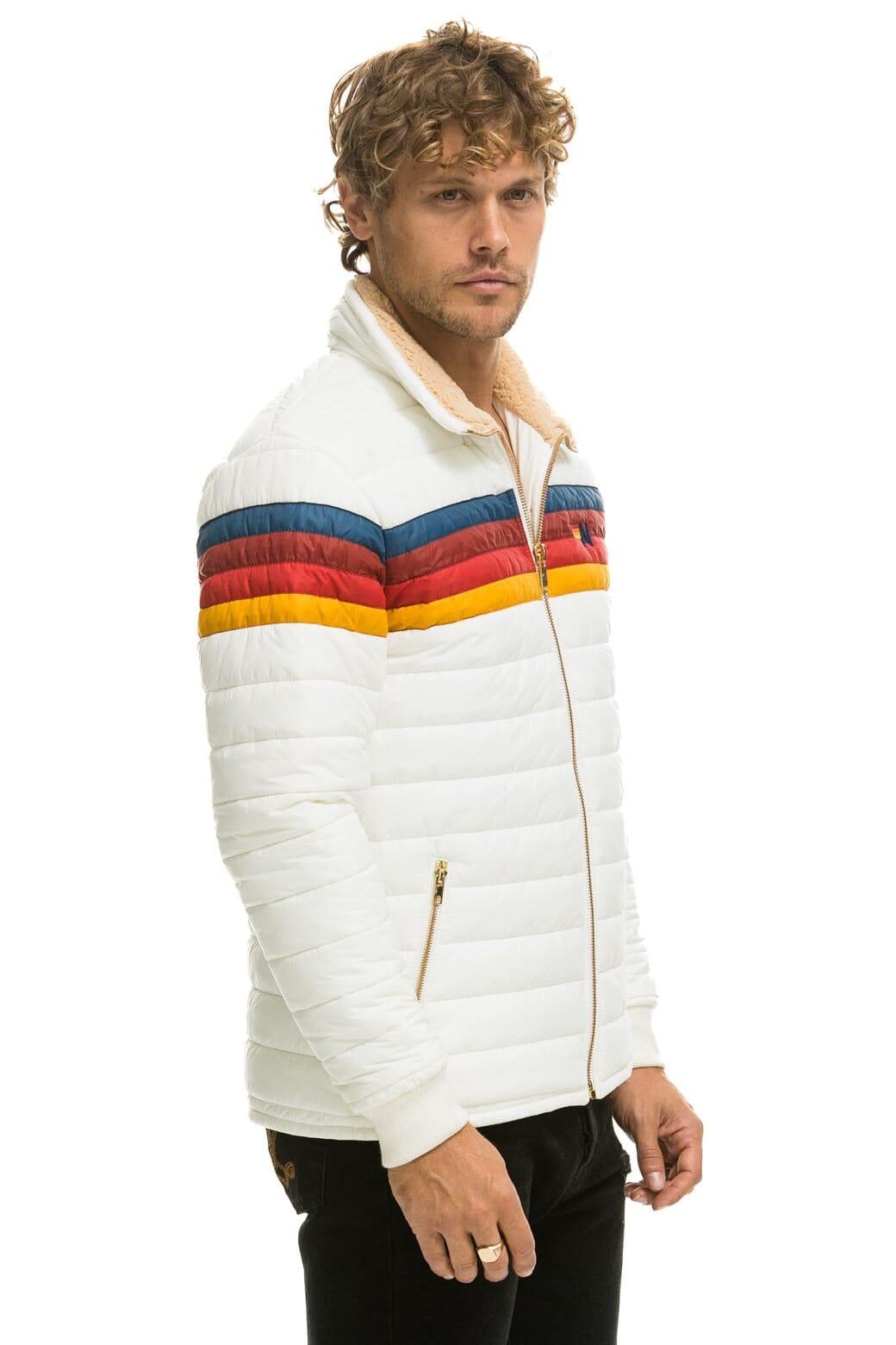 Classic 4 STRIPE JACKET - WHITE
