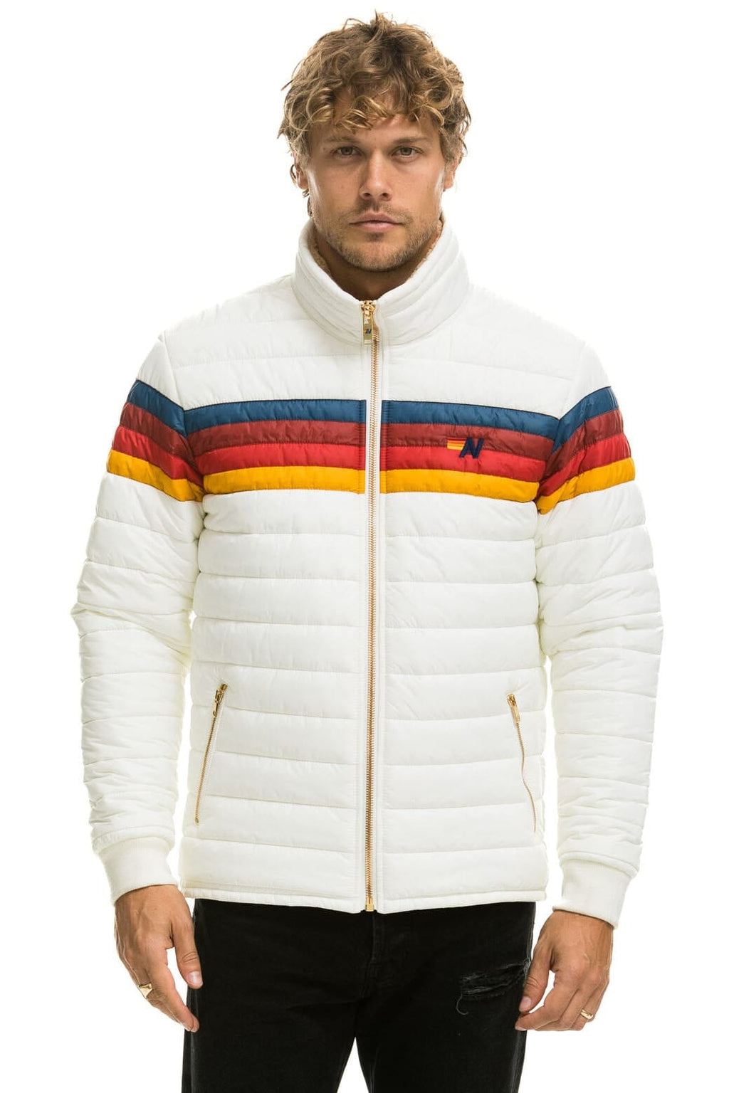 Classic 4 STRIPE JACKET - WHITE