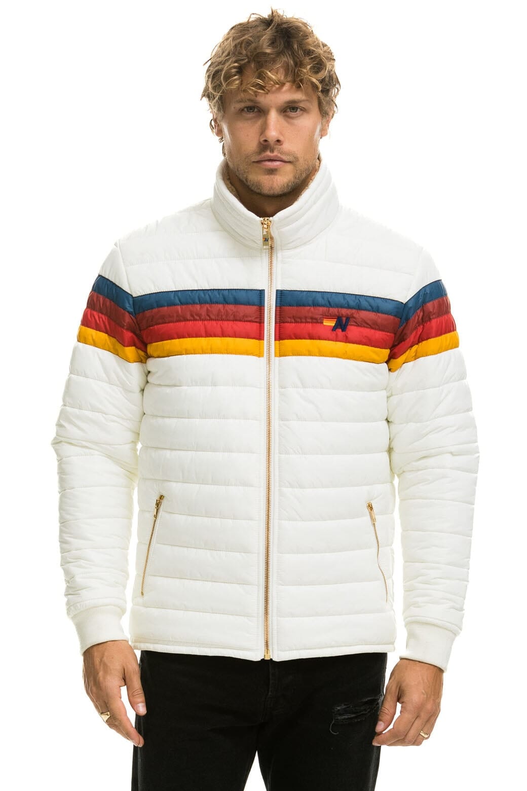 Classic 4 STRIPE JACKET - WHITE