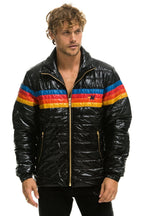 Classic 4 STRIPE TRAVELER JACKET - GLOSSY BLACK