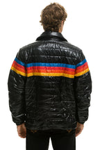 Classic 4 STRIPE TRAVELER JACKET - GLOSSY BLACK