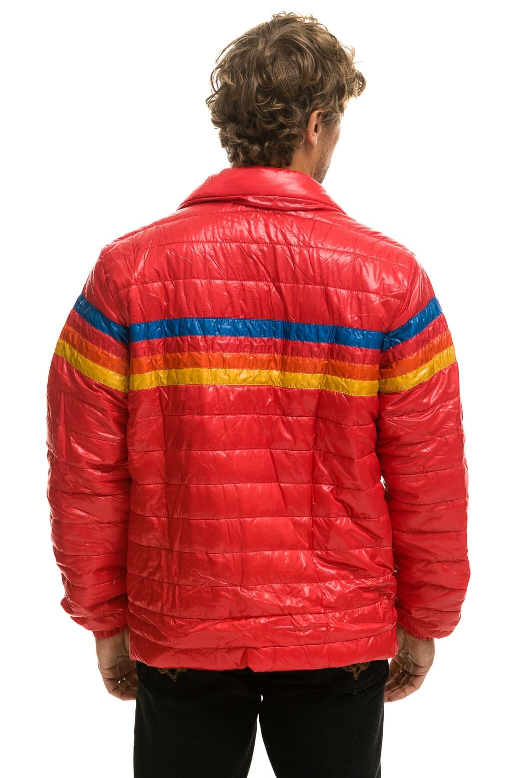 Classic 4 STRIPE TRAVELER JACKET - GLOSSY CHERRY